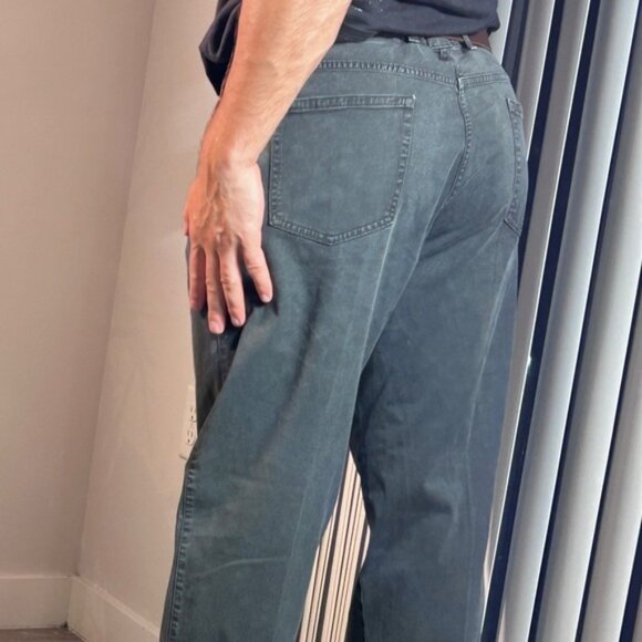 Ermenegildo Zegna Charcoal Straight Jeans US 36 - Picture 9 of 13